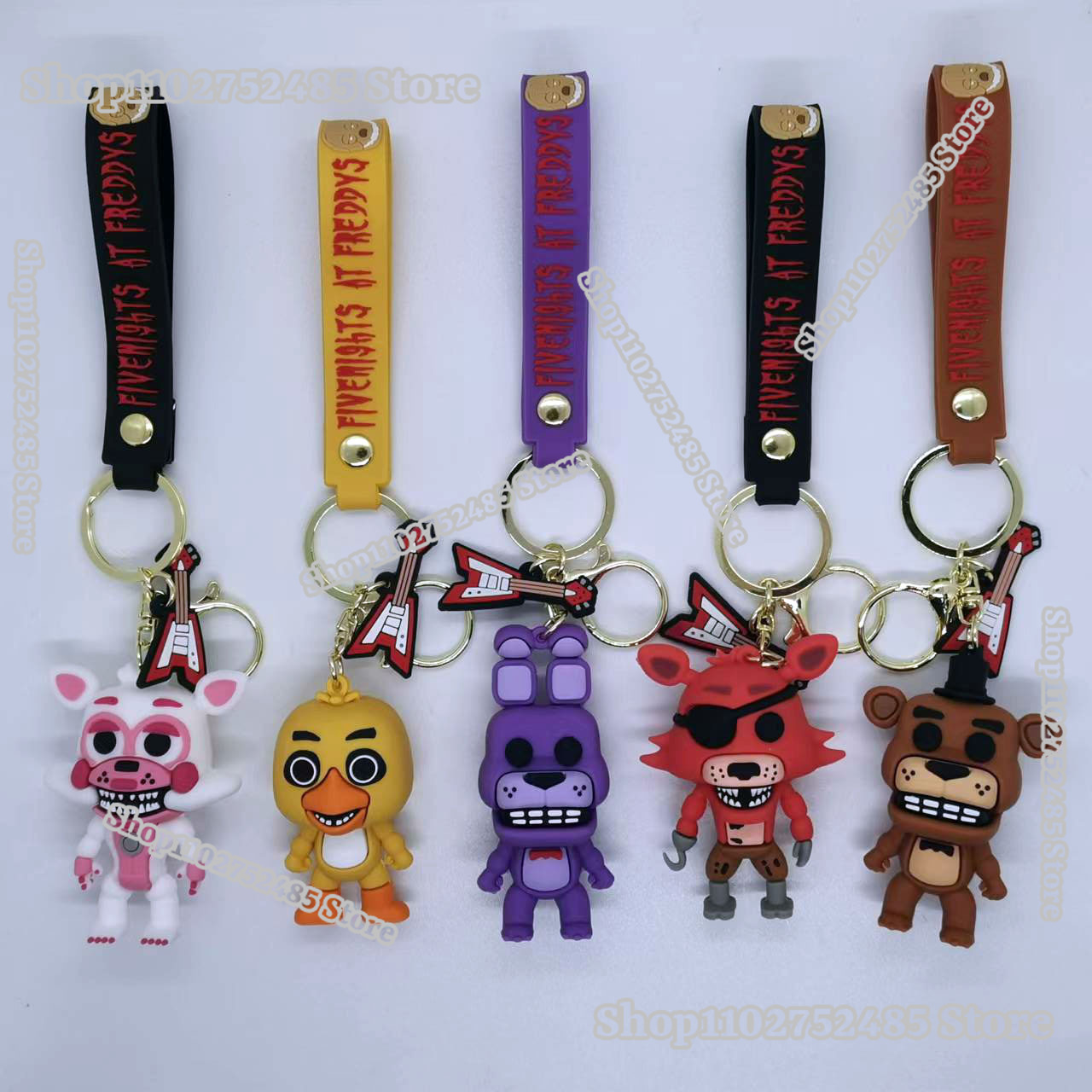 Carabiner Keychain - 5 szt. Breloczków z postaciami z