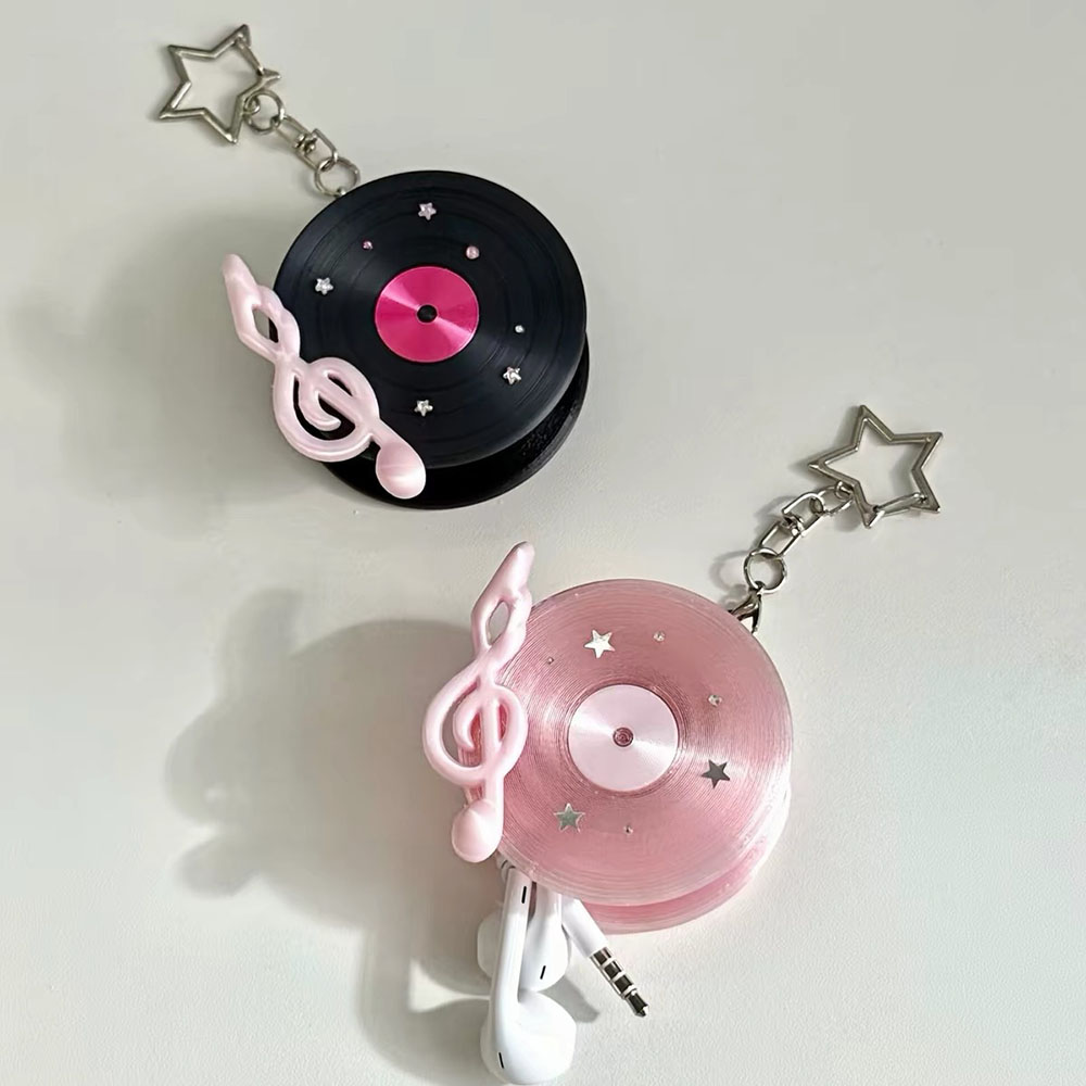 Cable Winder Keychain - Przenośny uchwyt na słuchawki i kabel