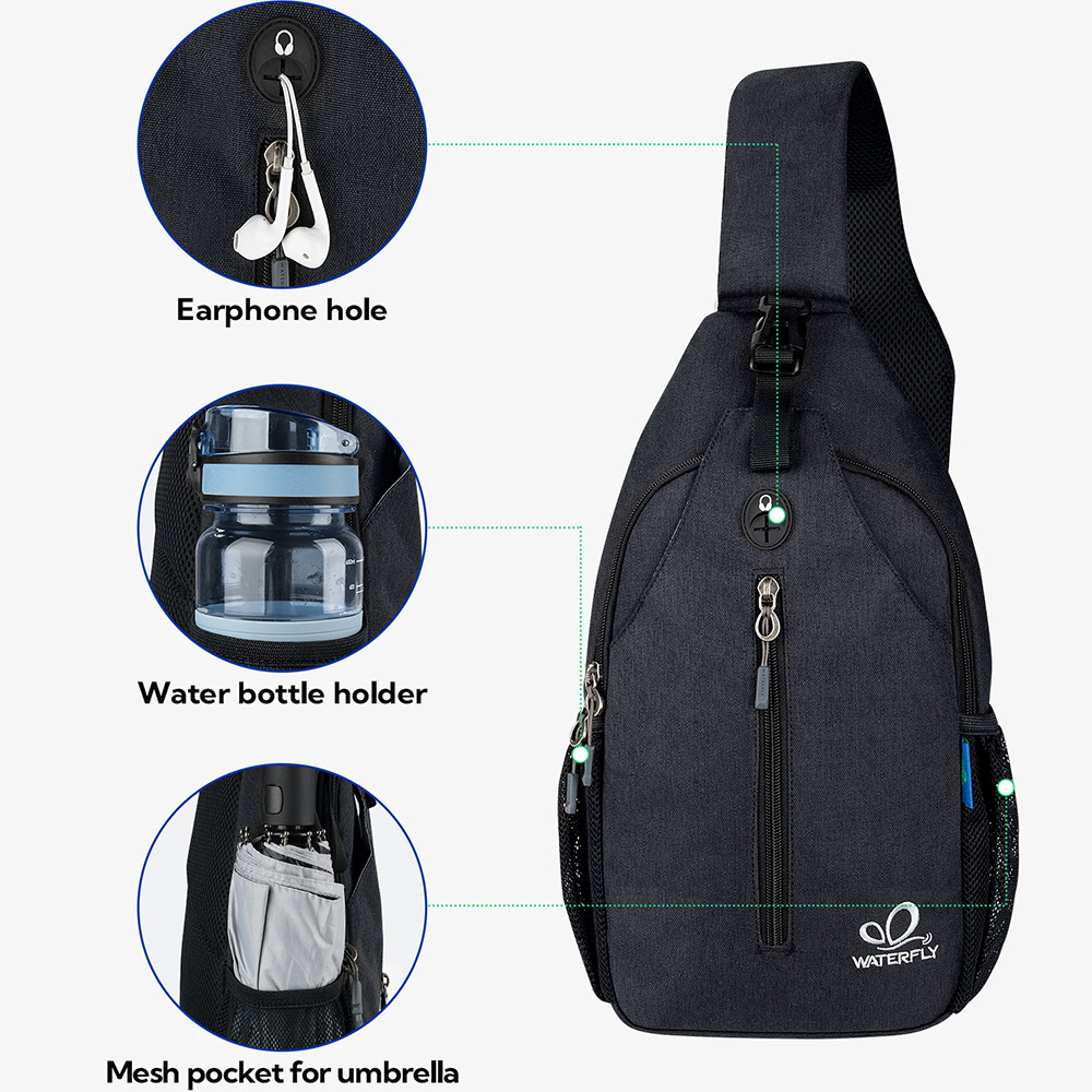 WATERFLY Crossbody Sling Bag C – Edc Carry Bag recenzja i cena