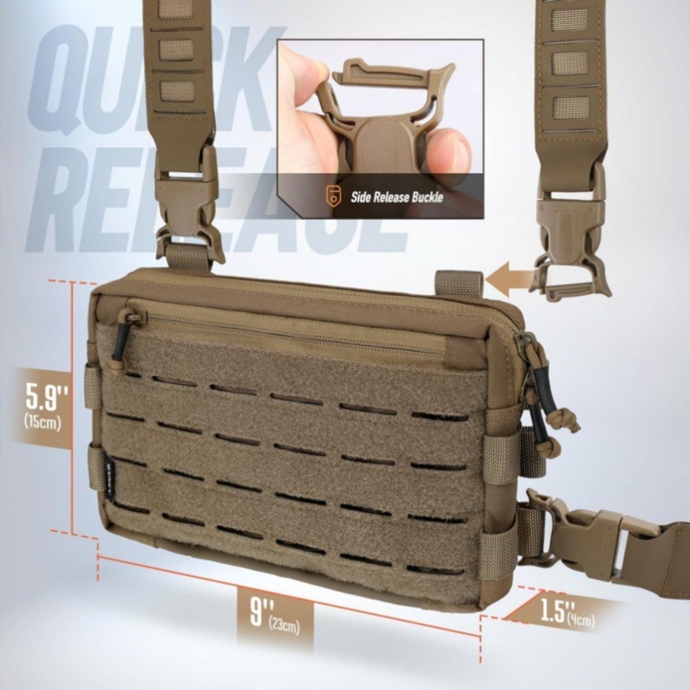 Modna męska torba na klatkę pi – Edc Carry Pack recenzja i cena
