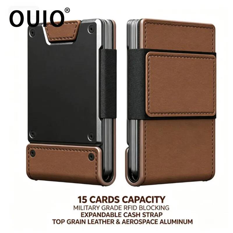OUIO Męski Portfel Skórzany Mi – Money Clip Magnetic recenzja i cena