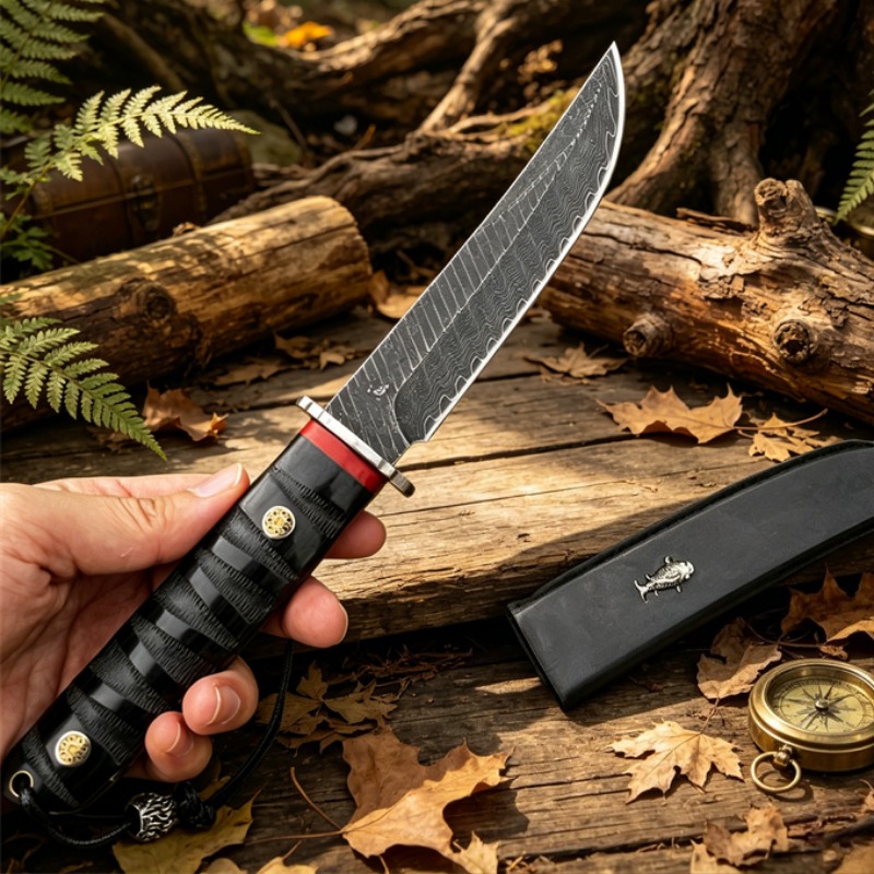 Nóż składany z ostrzem damasce – Edc Pocket Carry Fixed Blade recenzja i cena
