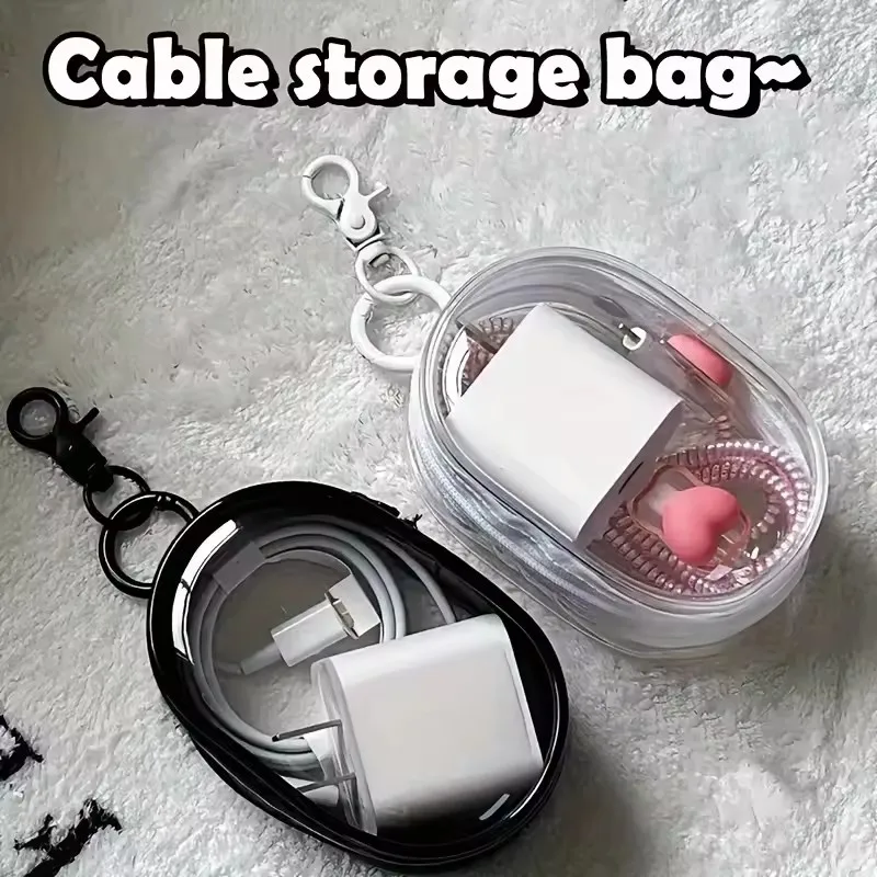 Przenośna Mini Przezroczysta T – Cable Winder Keychain recenzja i cena